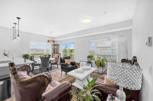 1211-19489 Main Street Se, Calgary, AB - Indoor Photo Showing Living Room