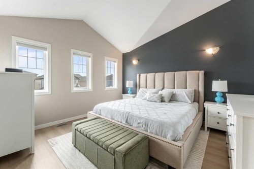 228 Ravenstern Crescent Se, Airdrie, AB - Indoor Photo Showing Bedroom