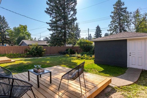 15 Hoover Place Sw, Calgary, AB - Outdoor With Deck Patio Veranda With Backyard