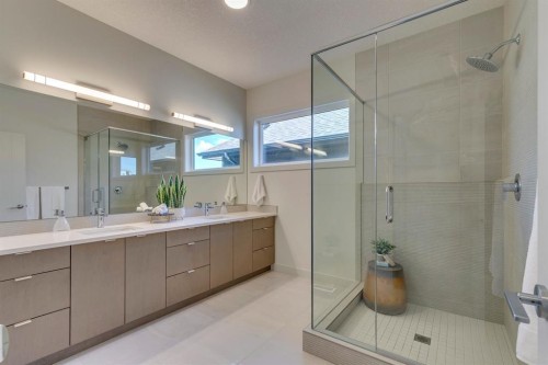 69 Shawnee Green Sw, Calgary, AB - Indoor Photo Showing Bathroom