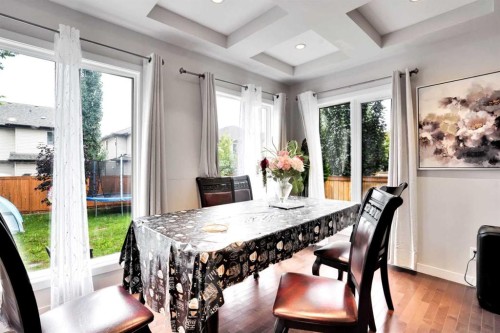 16 Silverado Skies Lane Sw, Calgary, AB - Indoor Photo Showing Dining Room