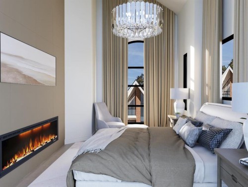 2209 27 Street Sw, Calgary, AB - Indoor With Fireplace