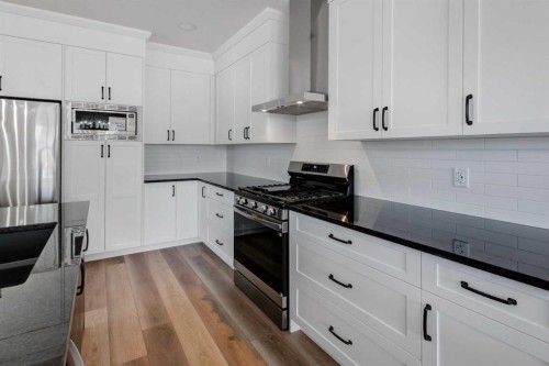 149 Homestead View Ne, Calgary, AB - Indoor Photo Showing Kitchen With Stainless Steel Kitchen With Upgraded Kitchen