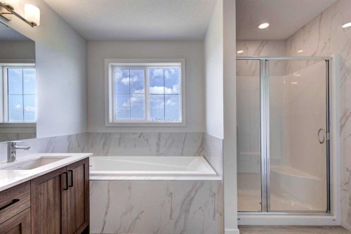98 Silver Spruce Road Sw, Calgary, AB - Indoor Photo Showing Bathroom