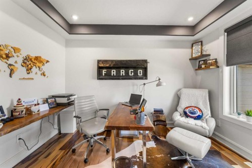 71 Harrison Green, Olds, AB - Indoor Photo Showing Office