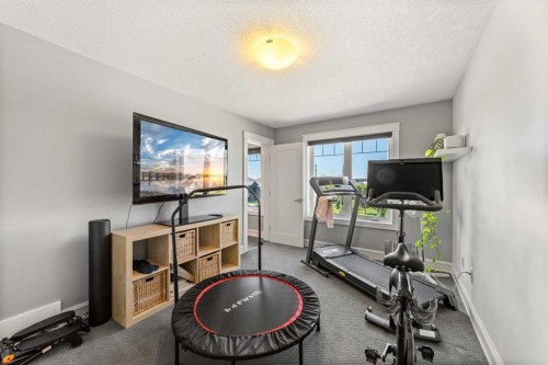 71 Harrison Green, Olds, AB - Indoor Photo Showing Gym Room