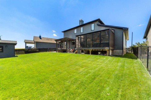 71 Harrison Green, Olds, AB - Outdoor With Deck Patio Veranda