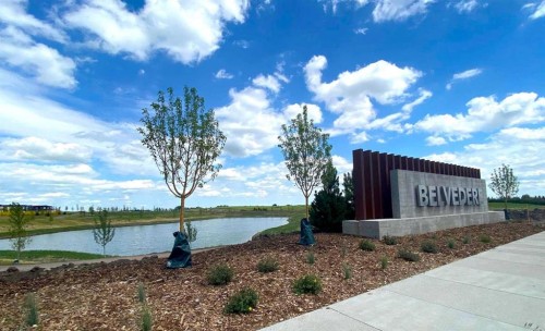 191 Belvedere Crescent Se, Calgary, AB - Outdoor With Body Of Water With View