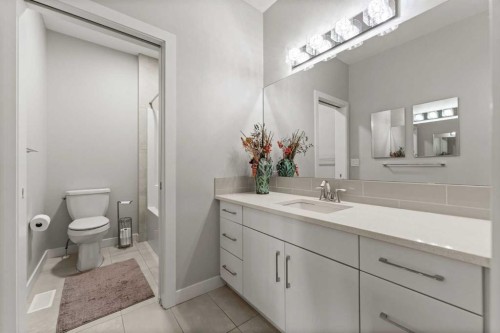 804 Shawnee Terrace Sw, Calgary, AB - Indoor Photo Showing Bathroom