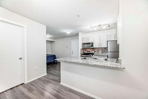 4513-4641 128 Avenue Ne, Calgary, AB - Indoor Photo Showing Kitchen With Upgraded Kitchen