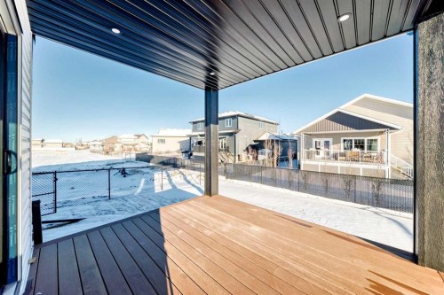 27 Williams Avenue, Olds, AB - Outdoor With Deck Patio Veranda With Exterior