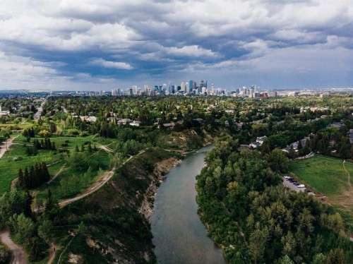 4023 16A Street Sw, Calgary, AB - Outdoor With View