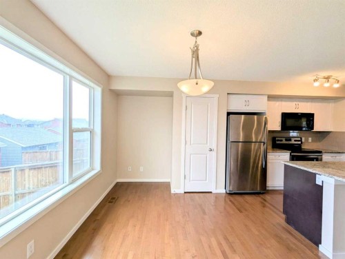 187 Evansborough Way Nw, Calgary, AB - Indoor Photo Showing Kitchen With Stainless Steel Kitchen
