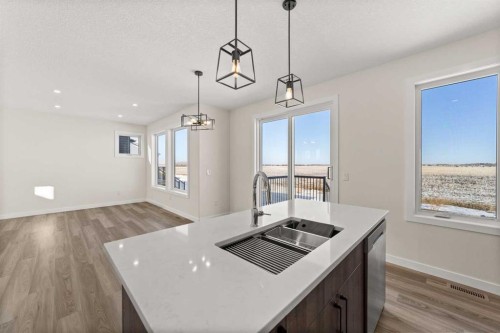 71 Vincent Crescent, Olds, AB - Indoor Photo Showing Kitchen With Double Sink