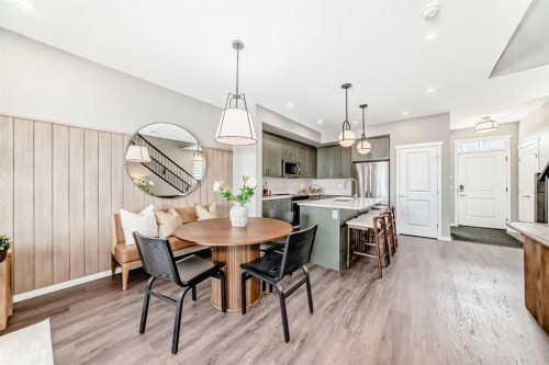 1014 Sawgrass Link Nw, Airdrie, AB - Indoor Photo Showing Dining Room