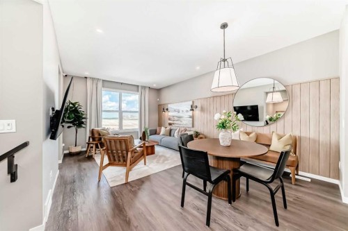1014 Sawgrass Link Nw, Airdrie, AB - Indoor Photo Showing Dining Room
