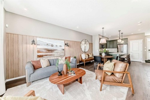 1014 Sawgrass Link Nw, Airdrie, AB - Indoor Photo Showing Living Room