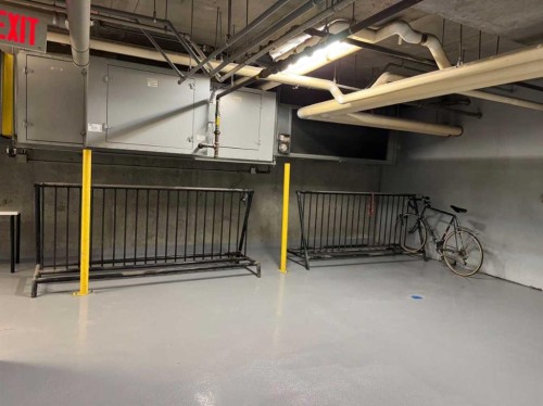 214 Mckenzie Towne Lane Se, Calgary, AB - Indoor Photo Showing Garage