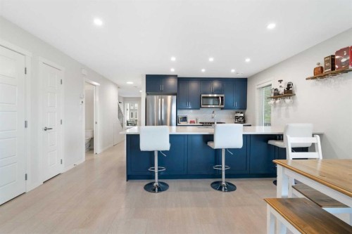 20531 Seton Way Se, Calgary, AB - Indoor Photo Showing Kitchen With Upgraded Kitchen