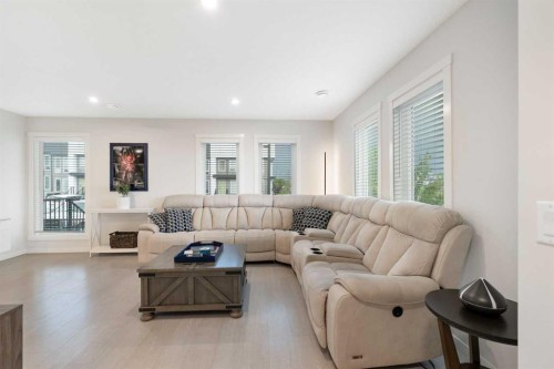 20531 Seton Way Se, Calgary, AB - Indoor Photo Showing Living Room