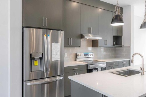 2526 4 Avenue Nw, Calgary, AB - Indoor Photo Showing Kitchen With Double Sink With Upgraded Kitchen
