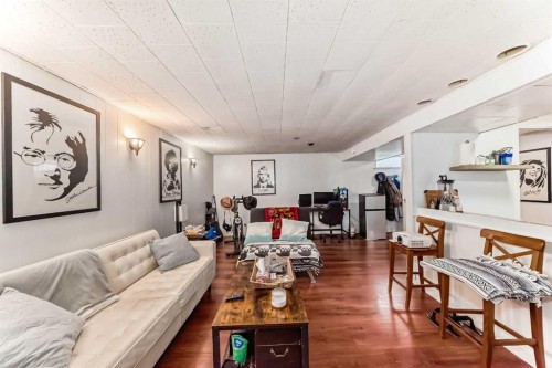 5023 Marlborough Drive Ne, Calgary, AB - Indoor Photo Showing Living Room