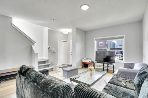 20 Cornerstone Link Ne, Calgary, AB - Indoor Photo Showing Living Room