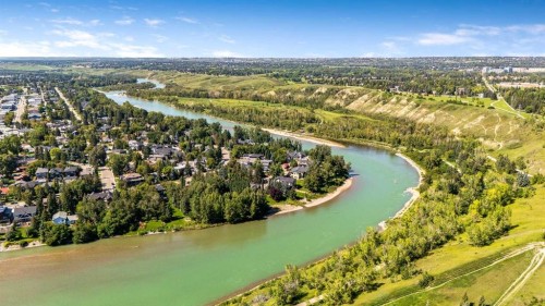 4923 20 Avenue Nw, Calgary, AB - Outdoor With Body Of Water With View