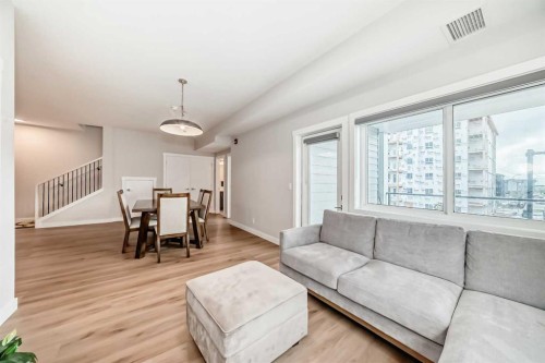 2202-151 Skyview Bay Ne, Calgary, AB - Indoor Photo Showing Living Room