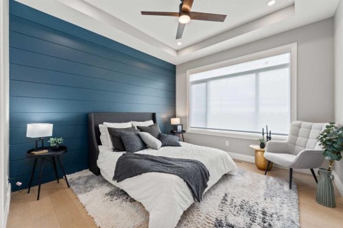 33 North Bridges Landing, Langdon, AB - Indoor Photo Showing Bedroom