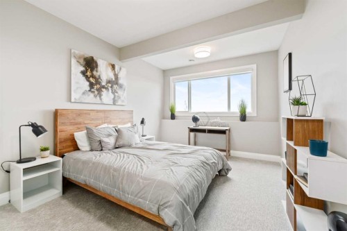 33 North Bridges Landing, Langdon, AB - Indoor Photo Showing Bedroom