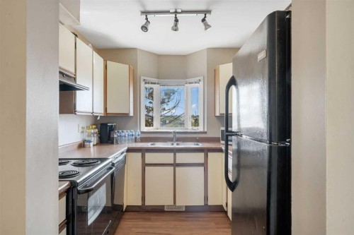 315-335 Garry Crescent Ne, Calgary, AB - Indoor Photo Showing Kitchen With Double Sink