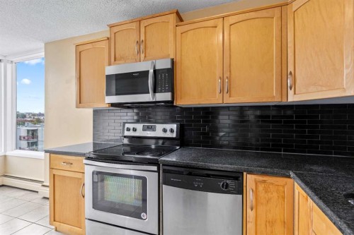 704-1123 13 Avenue Sw, Calgary, AB - Indoor Photo Showing Kitchen
