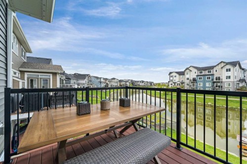 1343 Bayside Drive Sw, Airdrie, AB - Outdoor With Deck Patio Veranda With Exterior