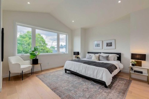 1612 16A Street Se, Calgary, AB - Indoor Photo Showing Bedroom