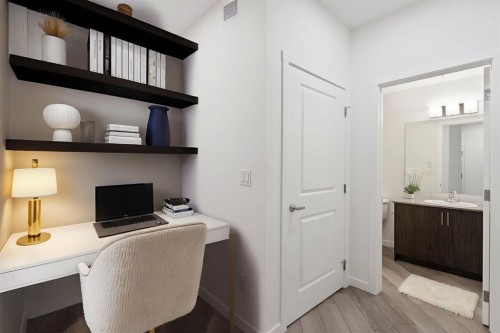 3117-3727 Sage Hill Drive Nw, Calgary, AB - Indoor Photo Showing Office