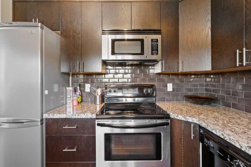 404-1811 18A Street Sw, Calgary, AB - Indoor Photo Showing Kitchen