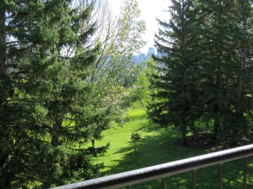 204-328 Cedar Crescent Sw, Calgary, AB - Outdoor With Balcony