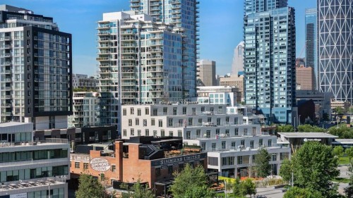 1102-519 Riverfront Avenue Se, Calgary, AB - Outdoor With Facade