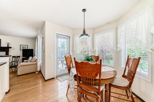 83 Gleneagles Close, Cochrane, AB - Indoor Photo Showing Dining Room