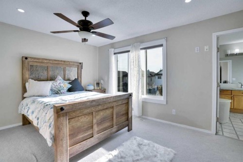 140 Saddlehorn Crescent Ne, Calgary, AB - Indoor Photo Showing Bedroom