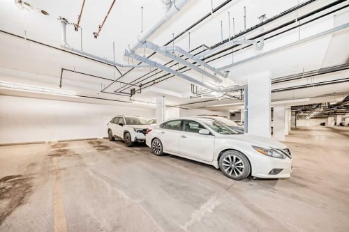 2409-55 Lucas Way Nw, Calgary, AB - Indoor Photo Showing Garage