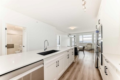 2409-55 Lucas Way Nw, Calgary, AB - Indoor Photo Showing Kitchen With Upgraded Kitchen