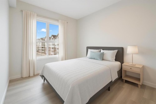 308-80 Carrington Plaza Nw, Calgary, AB - Indoor Photo Showing Bedroom