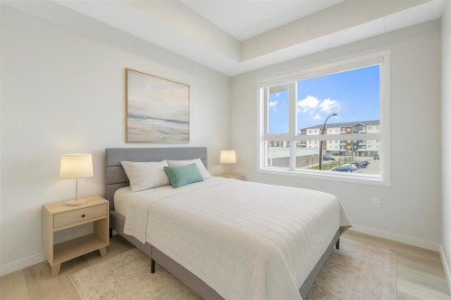 308-80 Carrington Plaza Nw, Calgary, AB - Indoor Photo Showing Bedroom