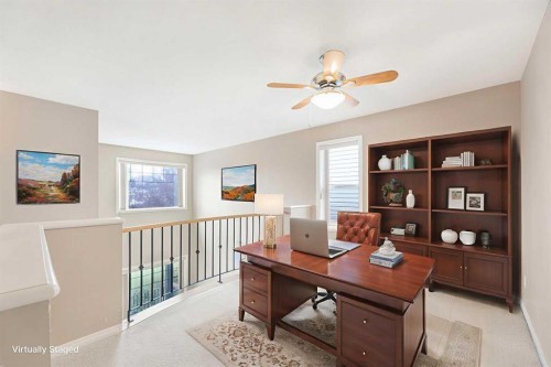 72 Rockyledge Crescent Nw, Calgary, AB - Indoor Photo Showing Office