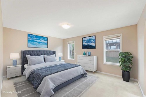 72 Rockyledge Crescent Nw, Calgary, AB - Indoor Photo Showing Bedroom