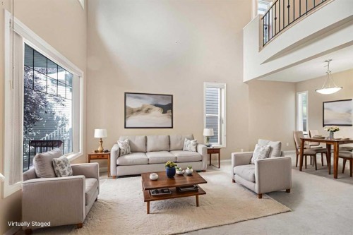 72 Rockyledge Crescent Nw, Calgary, AB - Indoor Photo Showing Living Room