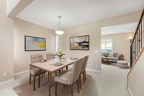72 Rockyledge Crescent Nw, Calgary, AB - Indoor Photo Showing Dining Room