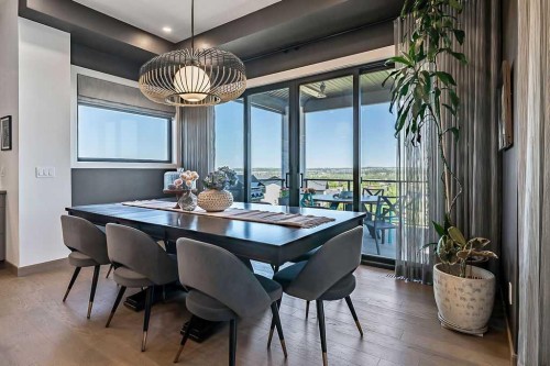 10 Westmount Point, Okotoks, AB - Indoor Photo Showing Dining Room